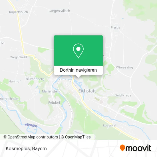 Kosmeplus Karte