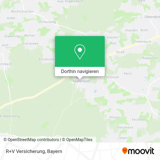 R+V Versicherung Karte