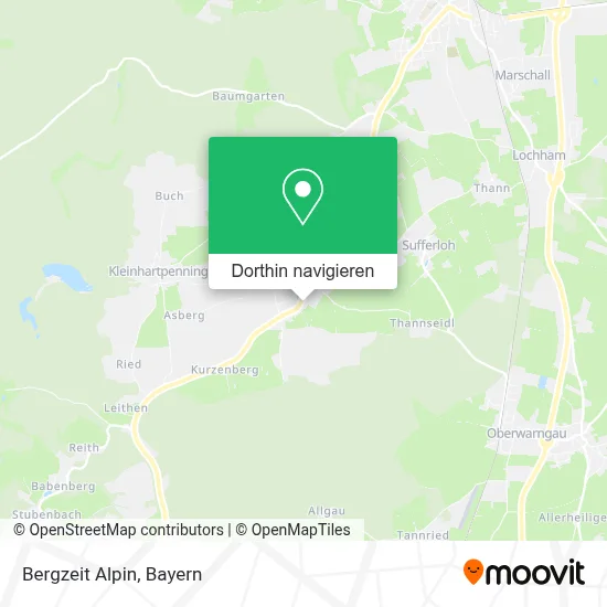 Bergzeit Alpin Karte