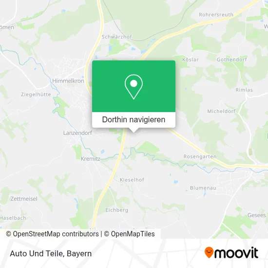 Auto Und Teile Karte