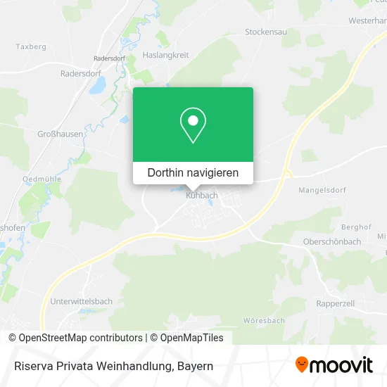 Riserva Privata Weinhandlung Karte