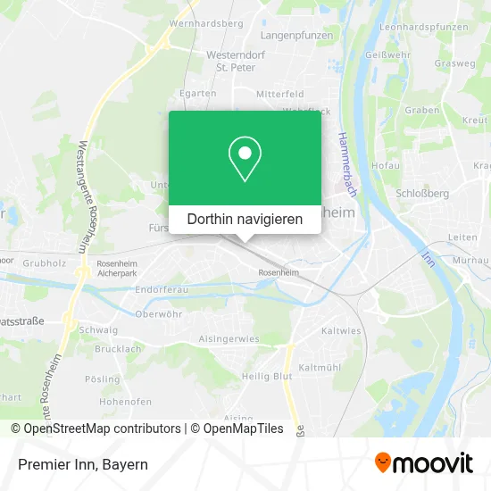 Premier Inn Karte