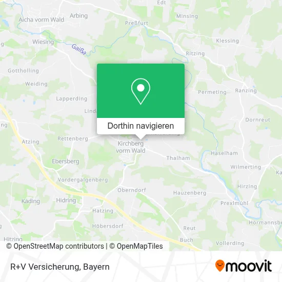 R+V Versicherung Karte