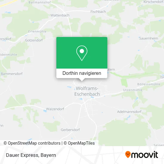 Dauer Express Karte