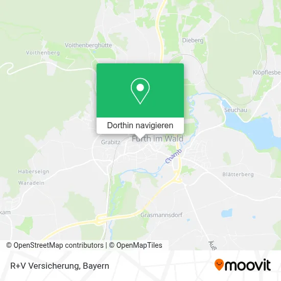 R+V Versicherung Karte