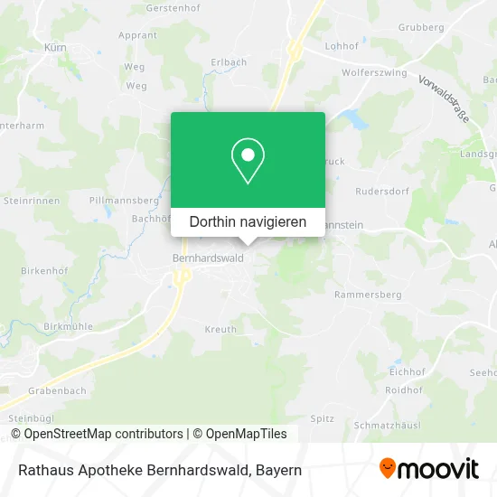 Rathaus Apotheke Bernhardswald Karte
