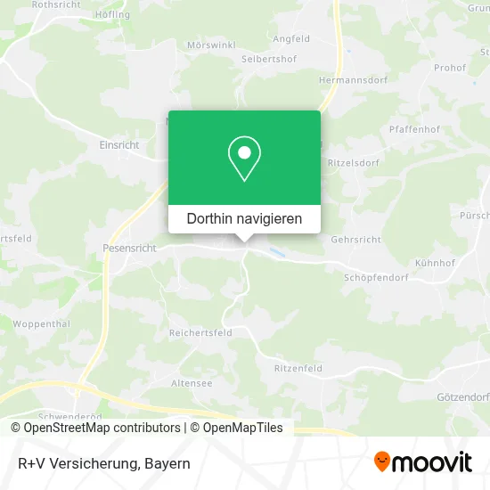 R+V Versicherung Karte