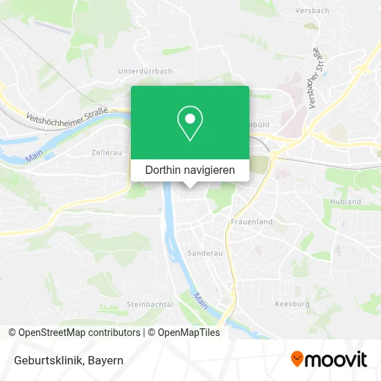 Geburtsklinik Karte