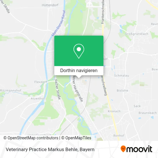 Veterinary Practice Markus Behle Karte