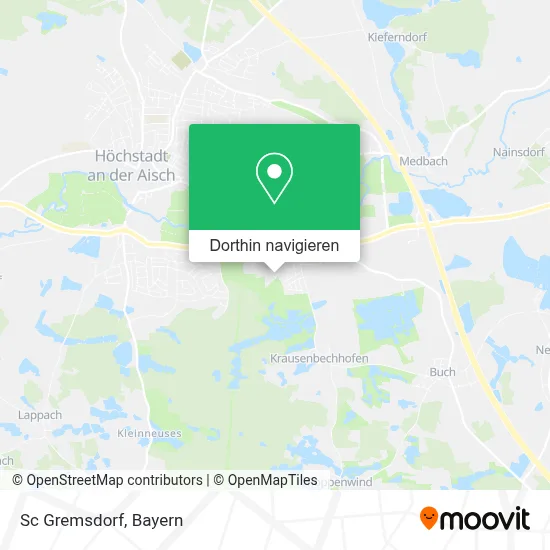 Sc Gremsdorf Karte