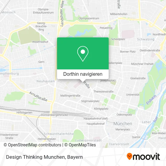 Design Thinking Munchen Karte