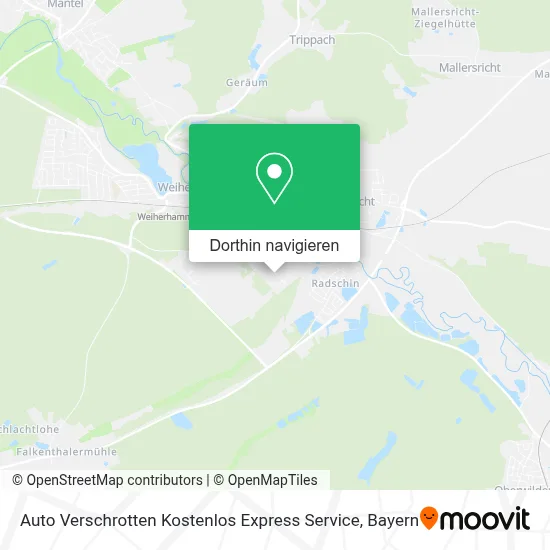 Auto Verschrotten Kostenlos Express Service Karte