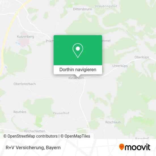 R+V Versicherung Karte