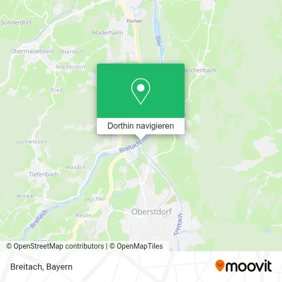Breitach Karte