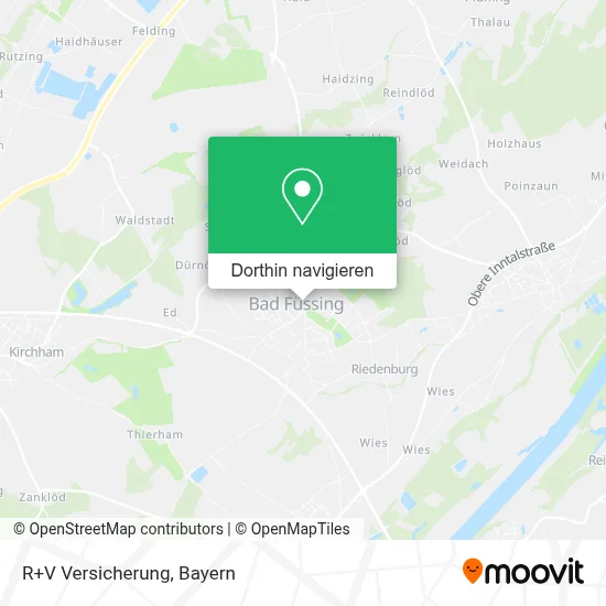 R+V Versicherung Karte