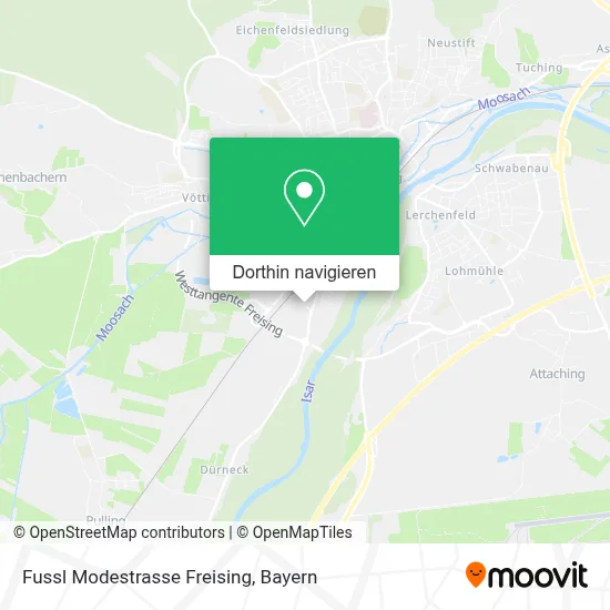 Fussl Modestrasse Freising Karte