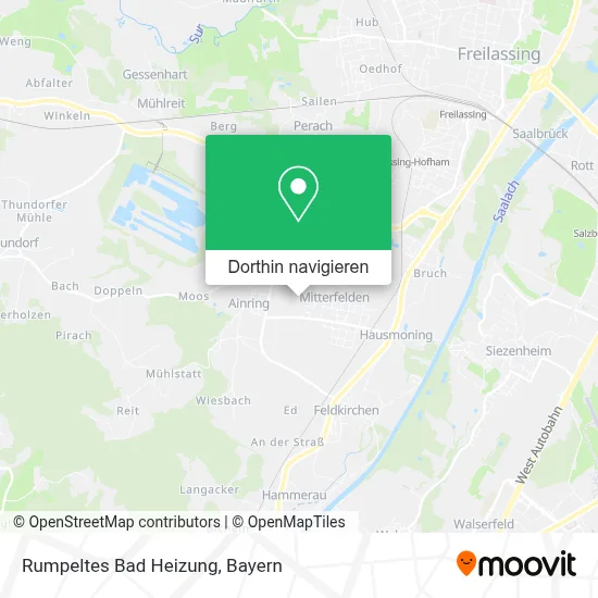 Rumpeltes Bad Heizung Karte