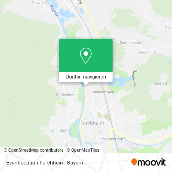 Eventlocation Forchheim Karte