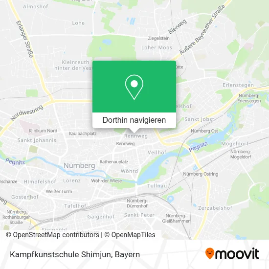 Kampfkunstschule Shimjun Karte