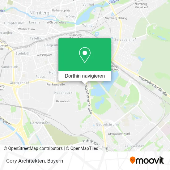 Cory Architekten Karte