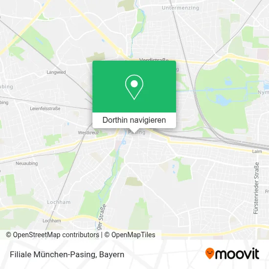 Filiale München-Pasing Karte