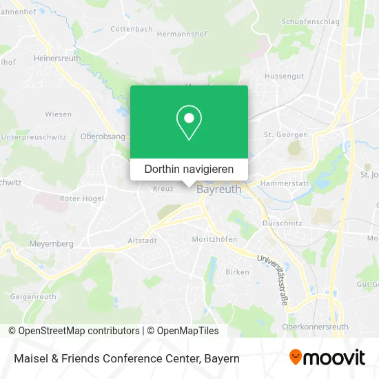 Maisel & Friends Conference Center Karte
