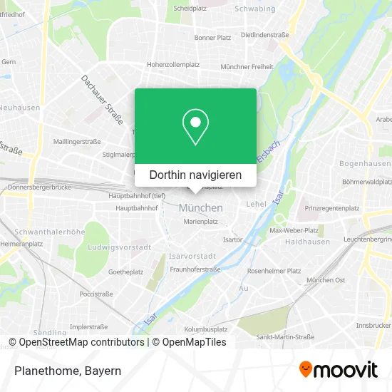 Planethome Karte