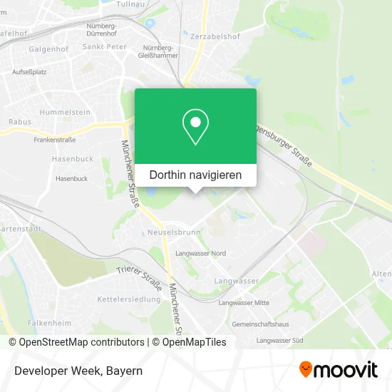Developer Week Karte
