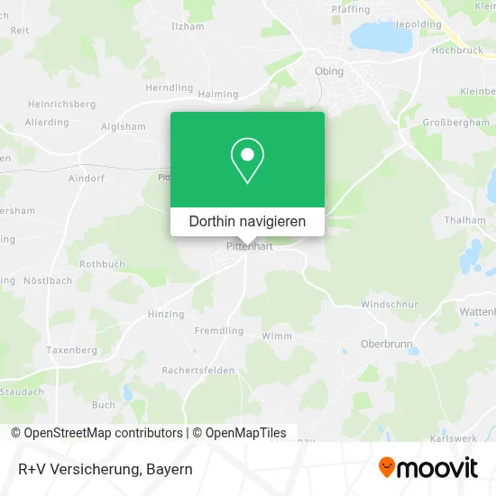 R+V Versicherung Karte