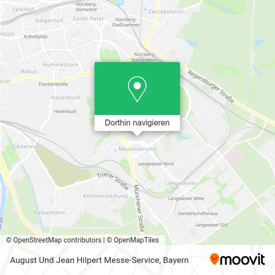 August Und Jean Hilpert Messe-Service Karte