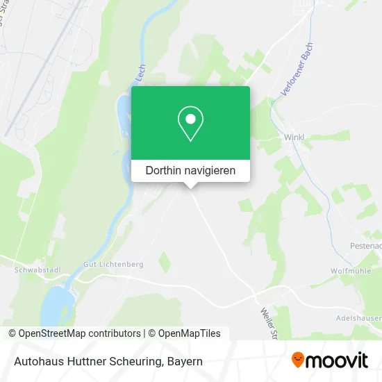 Autohaus Huttner Scheuring Karte