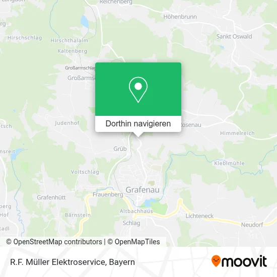 R.F. Müller Elektroservice Karte