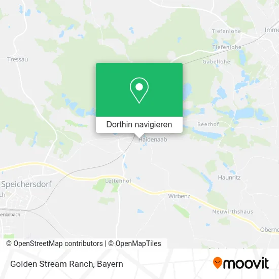 Golden Stream Ranch Karte