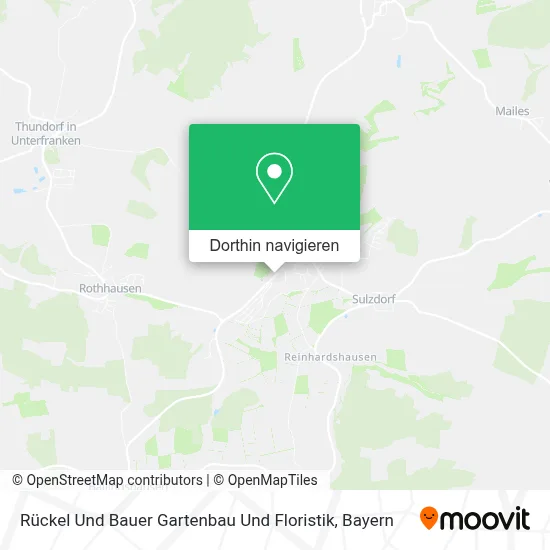 Rückel Und Bauer Gartenbau Und Floristik Karte