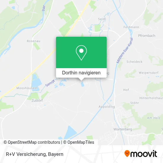 R+V Versicherung Karte