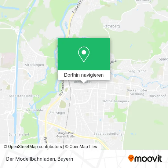 Der Modellbahnladen Karte