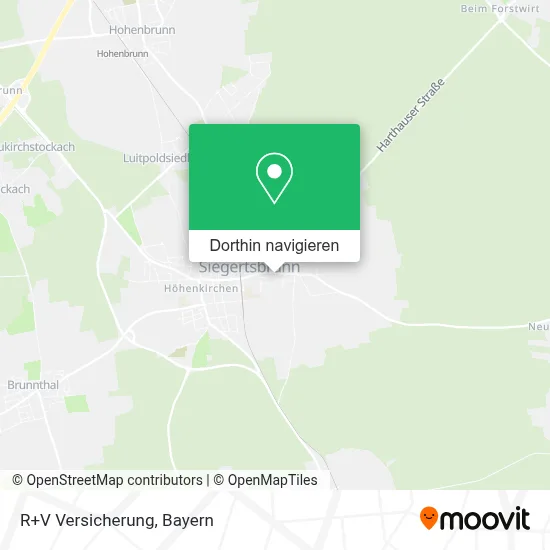 R+V Versicherung Karte