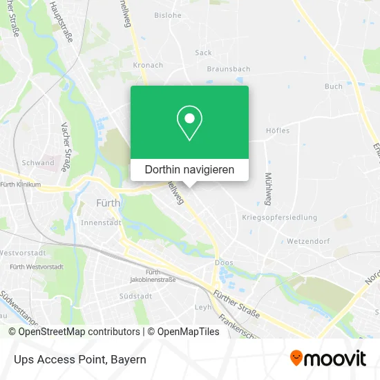 Ups Access Point Karte