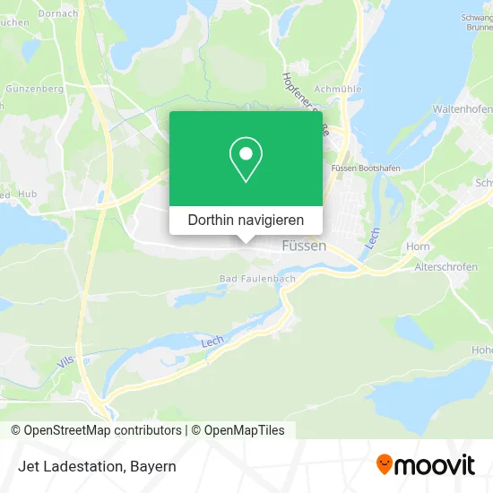 Jet Ladestation Karte