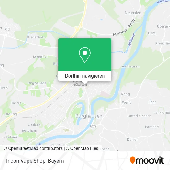 Incon Vape Shop Karte