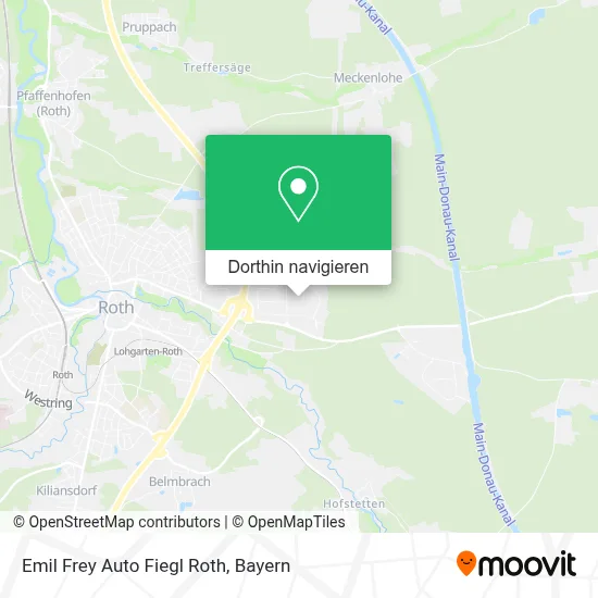 Emil Frey Auto Fiegl Roth Karte