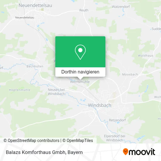Balazs Komforthaus Gmbh Karte