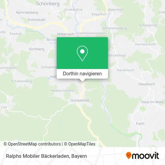 Ralphs Mobiler Bäckerladen Karte