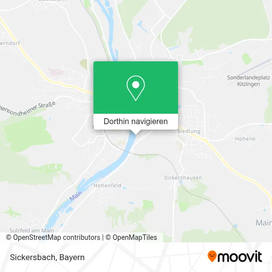 Sickersbach Karte