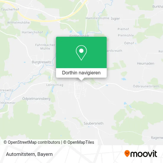 Automitstern Karte