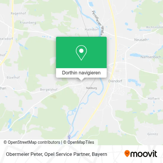 Obermeier Peter, Opel Service Partner Karte