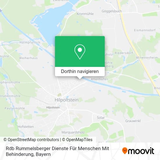 Rdb Rummelsberger Dienste Für Menschen Mit Behinderung Karte