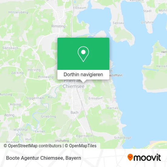 Boote Agentur Chiemsee Karte