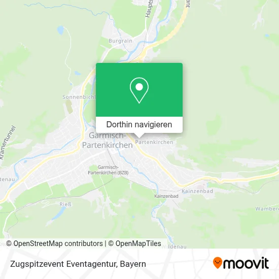 Zugspitzevent Eventagentur Karte