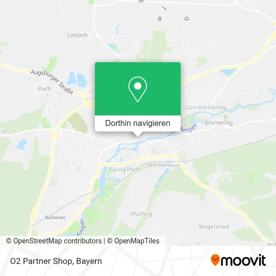 O2 Partner Shop Karte
